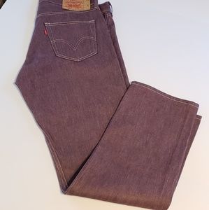 Levi's 501 Purple Jeans